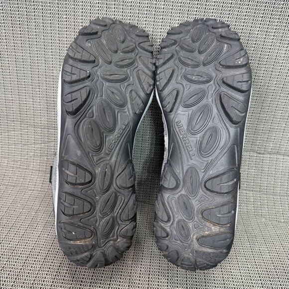 Merrell Alverstone 2 Mens Size 10.5 Gray/Red Waterproof Hiking Shoes - Picture 7 of 8